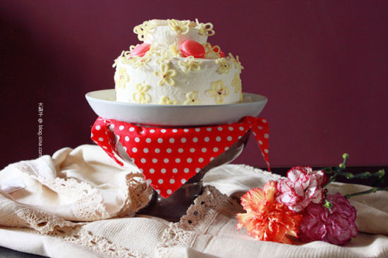花漾草莓优格蛋糕