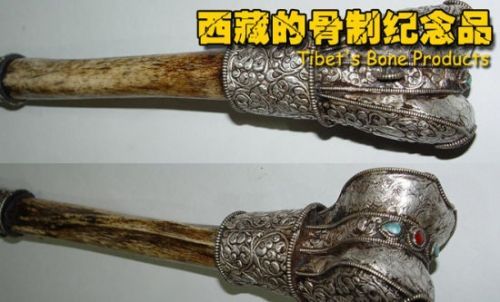 西藏的骨质纪念品