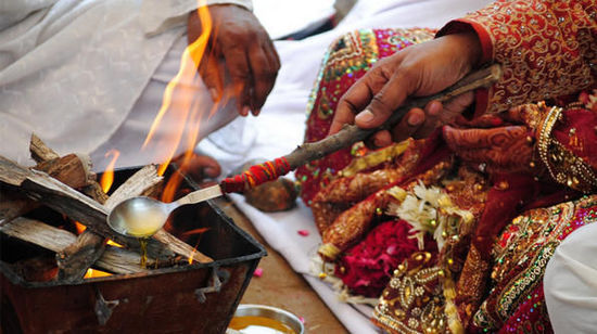 婚礼圣火仪式 印度