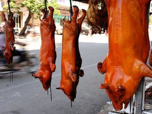 柬埔寨的烤全猪