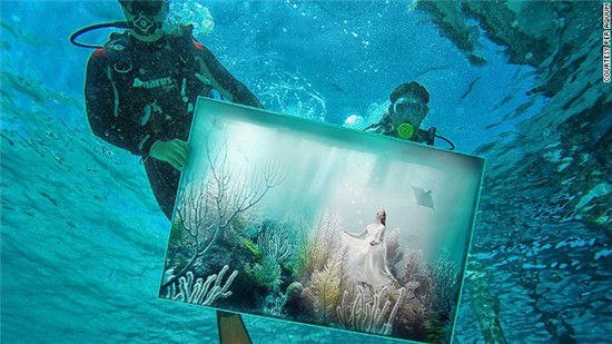海底奇幻之旅 马尔代夫超现实主义水下艺术展